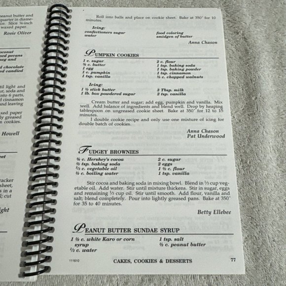 Tasty Temptations COOKBOOK 2011 A Place of Refuge Pentecostal Fort Pierce. FL - Picture 10 of 12